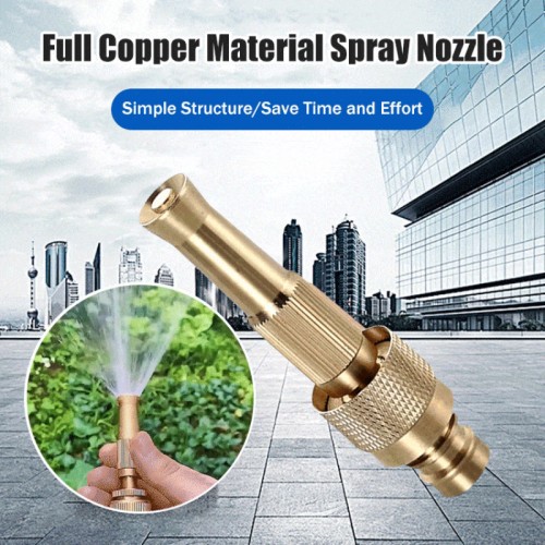 High Pressure Full Copper Material Water Spray Nozzle